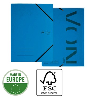 Artikelbild 5 für VON LEITZ Eckspanner DIN A4 blau, 1 St., Artikelnummer 635207