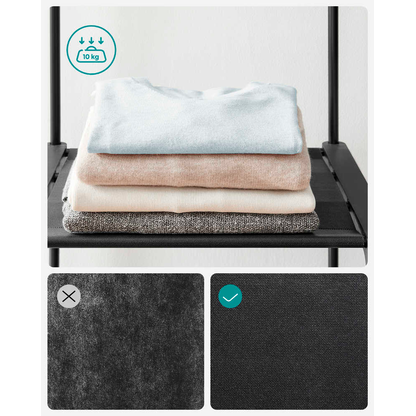 Artikelbild 6 für SONGMICS Kleiderschrank, RYG025B02 schwarz 138,0 x 43,0 x 182,0 cm, 1 St., Artikelnummer 759666