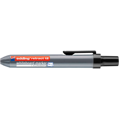 Artikelbild 3 für edding retract 12 Whiteboard-Marker schwarz 1,5 - 3,0 mm, 1 St., Artikelnummer 476130