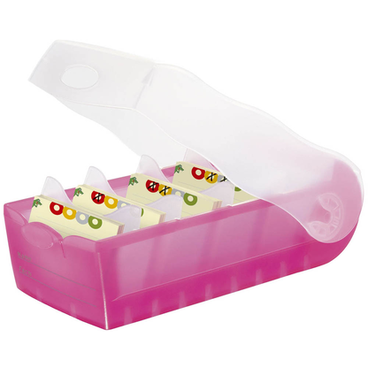 Artikelbild für HAN Croco Karteikasten DIN A7 für 900 Karteikarten pink mit Deckel, Artikelnummer 608493
