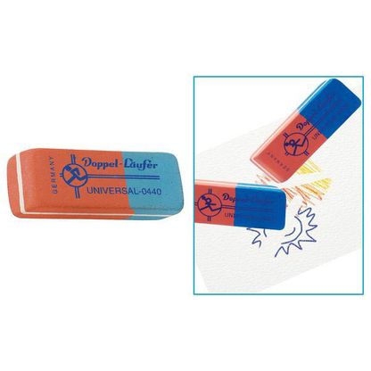 Artikelbild für Läufer Radiergummi Universal rot/blau, 1 St., Artikelnummer 933806