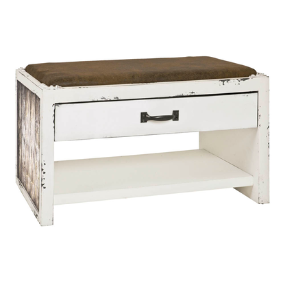 Artikelbild für HAKU Möbel Schuhbank 17961 vintage Holz 72,0 cm, Artikelnummer 557054