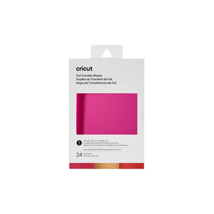 Artikelbild für cricut™ Rubin Sampler Transferfolien für Schneideplotter farbsortiert 10,1 x 15,2 cm, 24 St., Artikelnummer 958684