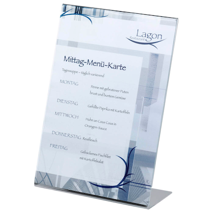 Artikelbild 3 für DURABLE Tischaufsteller DIN A4 einseitig, 2 St., Artikelnummer 100638