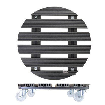 Artikelbild 4 für WAGNER® design yourself Pflanzenroller WPC GH 0565 Kunststoff, Ø 50,0 cm anthrazit rund, 1 St., Artikelnummer 418687