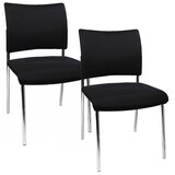 Artikelbild 1 für Topstar Besucherstühle Visit 10 NV190 G20 schwarz Stoff, 2 St., Artikelnummer 133088
