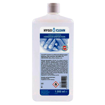 Artikelbild für HYGOSTAR Händedesinfektionsmittel 1,0 l, Artikelnummer 419673