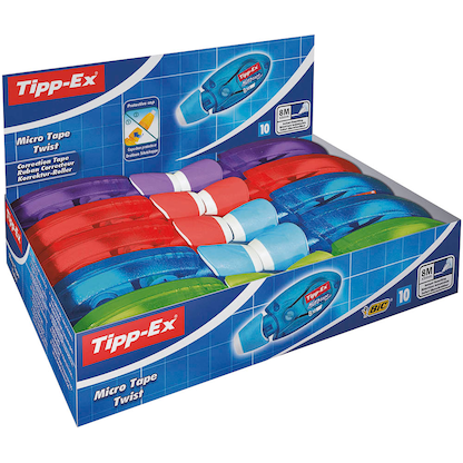 Artikelbild für Tipp-Ex Korrekturroller Micro Tape Twist 5,0 mm, 10 St., Artikelnummer 351637