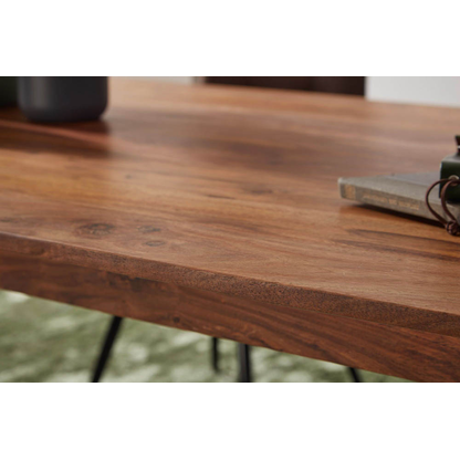 Artikelbild 5 für WOHNLING Esstisch sheesham rechteckig, 4-Fuß-Gestell sheesham, 120,0 x 60,0 x 77,0 cm, Artikelnummer 906903