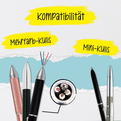 Artikelbild 4 für ONLINE® D1 Kugelschreiberminen M blau, 10 St., Artikelnummer 283881