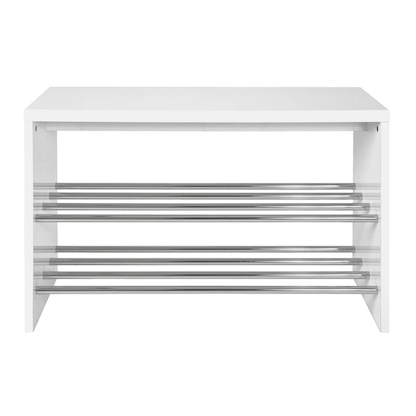 Artikelbild für HAKU Möbel Schuhbank 95331 chrom Holz 81,0 cm, Artikelnummer 558431