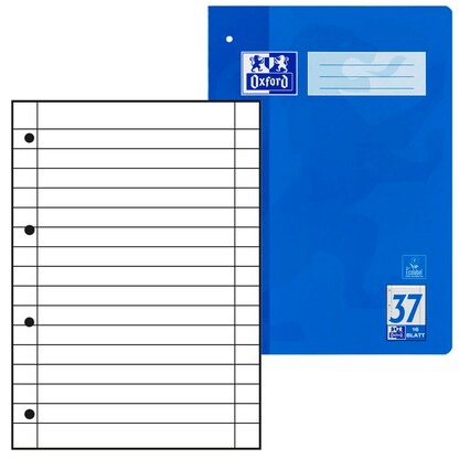 Artikelbild für OXFORD Schulheft Lineatur 37 liniert DIN A4 Innen- und Außenrand, 16 Blatt, 1 St., Artikelnummer 709354
