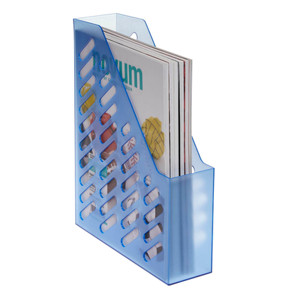 Artikelbild für Stehsammler 1601-T-64D blau-transparent Kunststoff, DIN A4, 1 St., Artikelnummer 831691