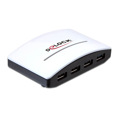 Artikelbild für DeLOCK USB-Hub 4-fach weiß, Artikelnummer 886071