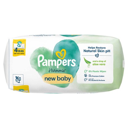 Artikelbild 2 für Pampers® Feuchttücher new baby Harmonie™ 1-lagig weiß, 184 St., Artikelnummer 273249