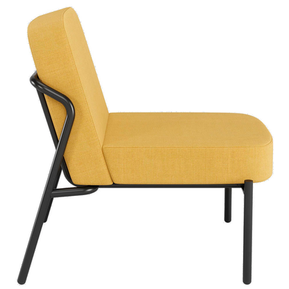 Artikelbild 2 für medso powered by PAPERFLOW Sessel MEDSO S Rund gelb schwarz Stoff 58,0 x 74,3 x 73,6 cm, 1 St., Artikelnummer 522142