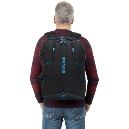 Artikelbild 8 für RIVACASE Laptop-Rucksack Borneo 7860 Kunstfaser schwarz bis 44,0 cm (17,3 Zoll), Artikelnummer 118394