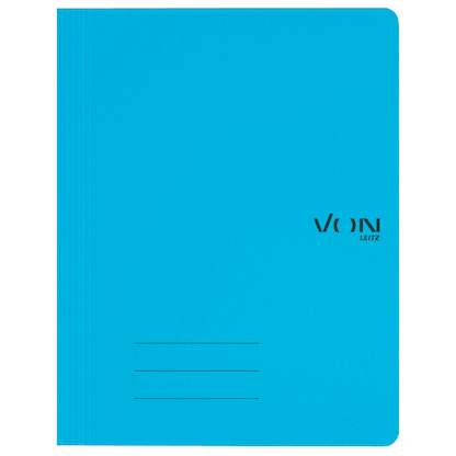 Artikelbild 2 für VON LEITZ Schnellhefter Karton hellblau DIN A4, 1 St., Artikelnummer 669677