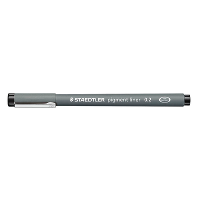 Artikelbild 4 für STAEDTLER pigment liner 308 Fineliner schwarz 0,05 + 0,1 + 0,3 + 0,5 + 0,8 mm, 6 St., Artikelnummer 347411