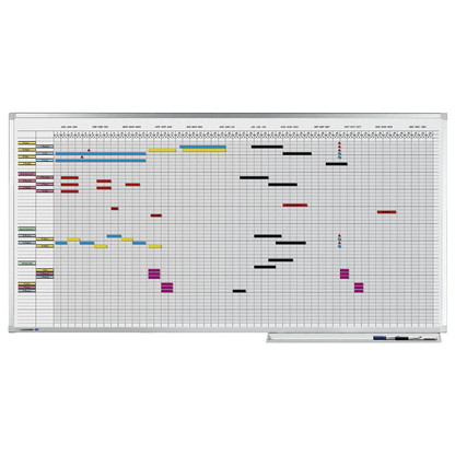 Artikelbild für Legamaster PROFESSIONAL Jahresplaner, Monats-, Wochen-, Tageseinteilung 150,0 x 75,0 cm, Artikelnummer 578613