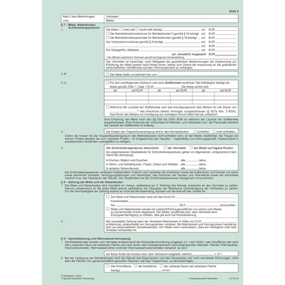 Artikelbild 7 für RNK-Verlag 523 Mietverträge für Wohnungen, 25 St., Artikelnummer 643837
