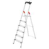 Artikelbild 1 für Hailo Stehleiter einseitig L80 ComfortLine silber 6 Stufen, H: 208,0 cm, Artikelnummer 825923