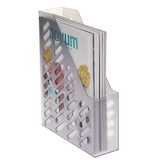 Artikelbild 1 für Stehsammler 1601-T-69D grau-transparent Kunststoff, DIN A4, 1 St., Artikelnummer 831703