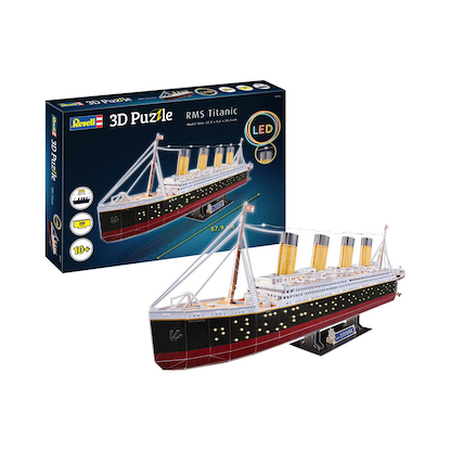 Artikelbild für Revell RMS Titanic - LED Edition 3D-Puzzle, 266 Teile, Artikelnummer 201568