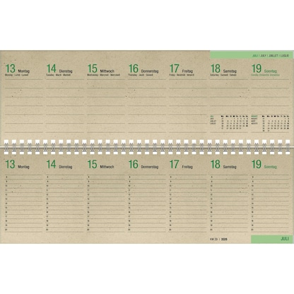 Artikelbild 3 für ZETTLER KALENDER Tischquerkalender Grasserie 2026, 1 St., Artikelnummer 559066