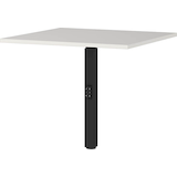 Artikelbild 1 für GERMANIA Verbindungsplatte höhenverstellbar Agenda Office lichtgrau, schwarz quadratisch 80,0 x 80,0 x 68,0 - 91,0 cm, Artikelnummer 661757