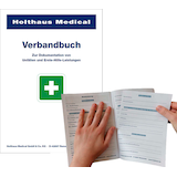 Artikelbild 1 für Holthaus Medical Erste-Hilfe-Verbandbuch, 1 St., Artikelnummer 131512