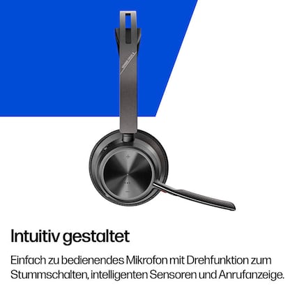 Artikelbild 8 für poly VoyagerFocus 2 UC Bluetooth-Headset schwarz, Artikelnummer 514769