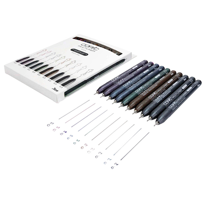 Artikelbild 2 für COPIC® Multiliner Color Fineliner farbsortiert 0,3 mm, 10 St., Artikelnummer 360939