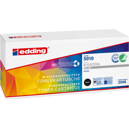 Artikelbild 2 für edding EDD-5010 schwarz Toner kompatibel zu KYOCERA TK-160, Artikelnummer 284517