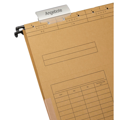 Artikelbild 5 für büroplus Hängetaschen braun, 25 St., Artikelnummer 148593