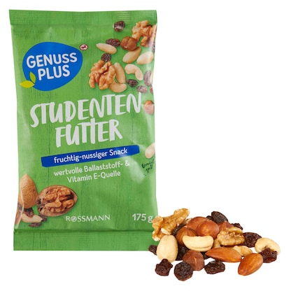 Artikelbild für GENUSS PLUS STUDENTENFUTTER 175,0 g, Artikelnummer 667347