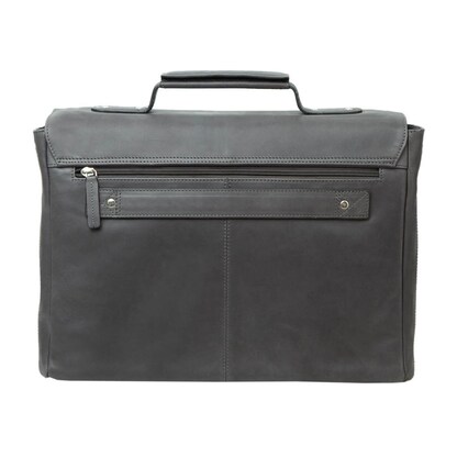 Artikelbild 3 für PRIDE & SOUL Aktentasche DISTRICT Leder grau 47260, Artikelnummer 147229