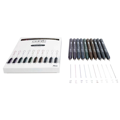 Artikelbild 3 für COPIC® Multiliner Color Fineliner farbsortiert 0,3 mm, 10 St., Artikelnummer 360939