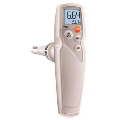 Artikelbild für testo 205 Starter Set pH- und Temperatur-Messgerät weiß, Artikelnummer 428811