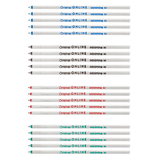 Artikelbild 1 für ONLINE® D1 Kugelschreiberminen M farbsortiert, 20 St., Artikelnummer 283923