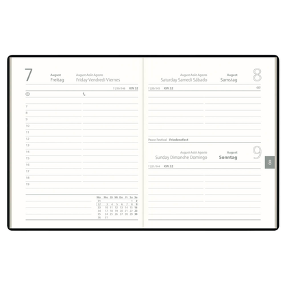 Artikelbild 3 für ZETTLER KALENDER Taschenkalender Tagesplaner 2026 schwarz, 1 St., Artikelnummer 559079