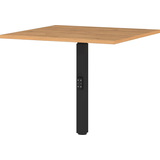 Artikelbild 1 für GERMANIA Verbindungsplatte höhenverstellbar Agenda Home grandson-eiche, schwarz quadratisch 80,0 x 80,0 x 68,0 - 91,0 cm, Artikelnummer 661767