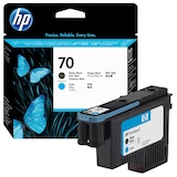 Artikelbild 1 für HP 70(C9404A) schwarz matt, cyan Druckkopf, Artikelnummer 163550