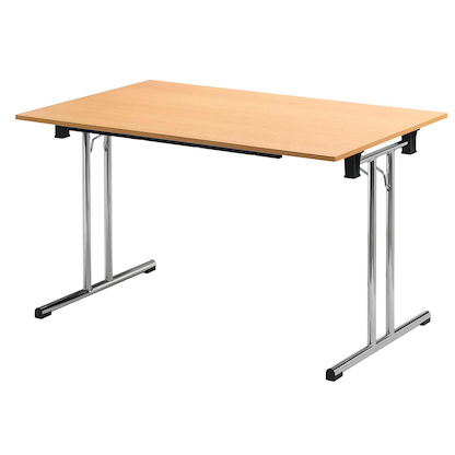 Artikelbild für SODEMATUB Mehrzwecktisch buche rechteckig, Rundrohr chrom, 140,0 x 70,0 x 74,0 cm, Artikelnummer 376889