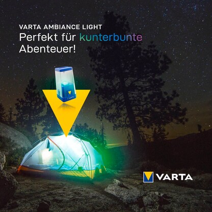 Artikelbild 8 für VARTA Outdoor Ambiance L20 LED Campinglampe blau, 1 St., Artikelnummer 775884