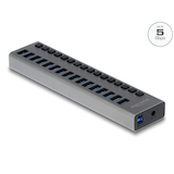 Artikelbild 1 für DeLOCK USB-Hub 16-fach grau, Artikelnummer 886137