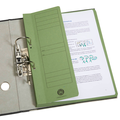 Artikelbild 4 für Einhakhefter Karton grün DIN A4, halber Deckel, 20 St., Artikelnummer 234732