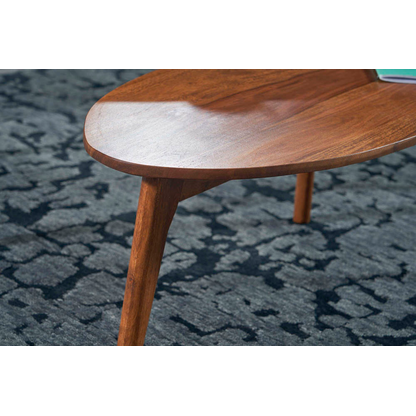 Artikelbild 4 für WOHNLING Couchtische-Set Nierenform Massivholz sheesham, 1 St., Artikelnummer 166688