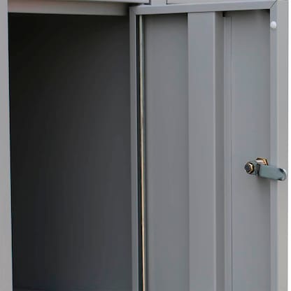 Artikelbild 5 für LÜLLMANN Schließfachschrank anthrazit, lichtgrau 520338, 9 Schließfächer 88,5 x 50,0 x 180,0 cm, Artikelnummer 185866