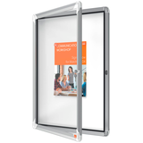 Artikelbild 1 für nobo Schaukasten silber 4x DIN A4 69,2 x 3,7 x 53,2 cm, 1 St., Artikelnummer 699431